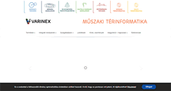 Desktop Screenshot of gis.varinex.hu